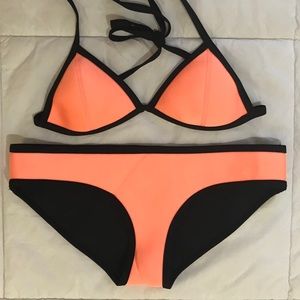TRIANGL BIKINI orange neoprene